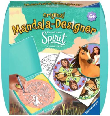 Mandala-Designer® Mini Set mit 1 Schablone, Spirit