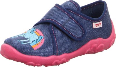 Hausschuhe BONNY für Mädchen, WMS Weite M4, Einhorn superfit Hausschuhe BONNY für Mädchen Weite M4 Einhorn blau