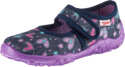 Hausschuhe und Pantoffeln für Kinder günstig kaufen | myToys Kinder Jungen Hausschuhe Leder Happy Foot Pantoffel Latschen