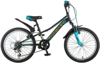 Велосипед Novatrack Valiant 20 дюймов, черный