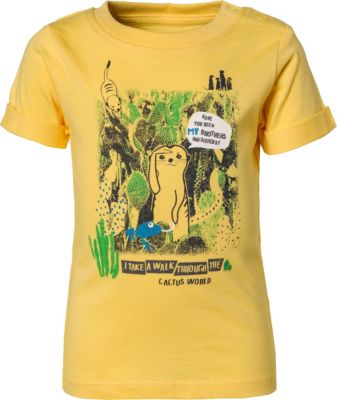 Baby T-Shirt gelb Gr. 68 Jungen Baby