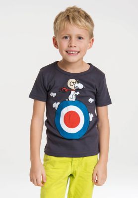 Logoshirt T-Shirt T-Shirts grau Gr. 140/152