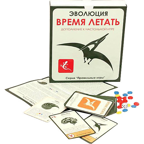 Настольная игра Правильные игры "Эволюция. Время летать", дополнение от Правильные игры