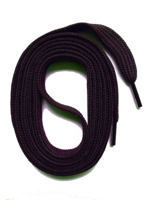 Schn�rsenkel flach 100-145cm, 11mm aus Polyester Schn�rsenkel beere