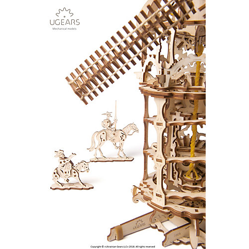 Сборная модель Ugears Мельница Башня