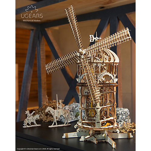 Сборная модель Ugears Мельница Башня