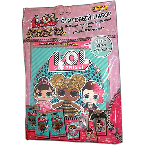Стартовый набор Panini "L.O.L. Surprise! Official TC" (папка для хранения и 2 пакетика карточек) от Panini