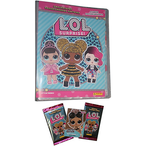 Стартовый набор Panini "L.O.L. Surprise! Official TC" (папка для хранения и 2 пакетика карточек) от Panini