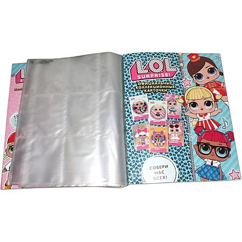 Стартовый набор Panini "L.O.L. Surprise! Official TC" (папка для хранения и 2 пакетика карточек) от Panini