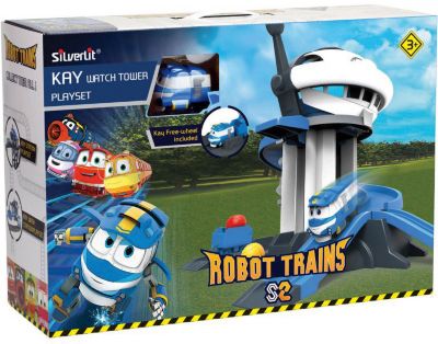 Игровой набор Silverlit Robot Trains "Дозорная башня"
