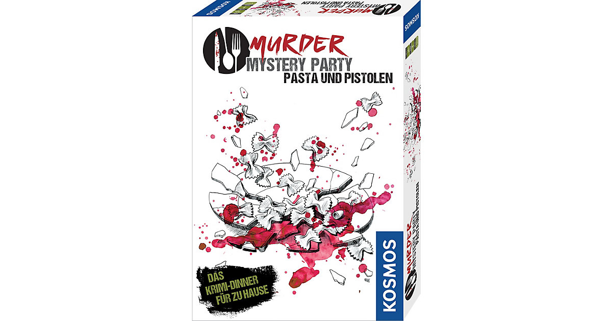 Brettspiele: Kosmos Murder Mystery Party - Pasta & Pistolen