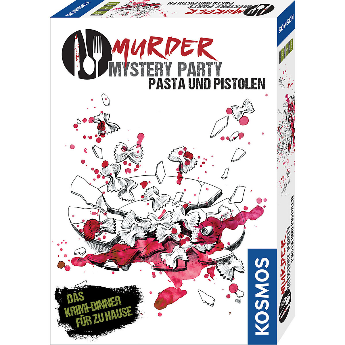 Kosmos Murder Mystery Party Pasta & Pistolen