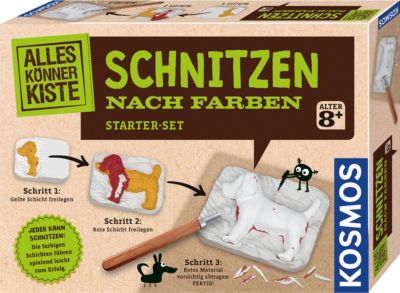 Bastelbox Schnitzen nach Farben