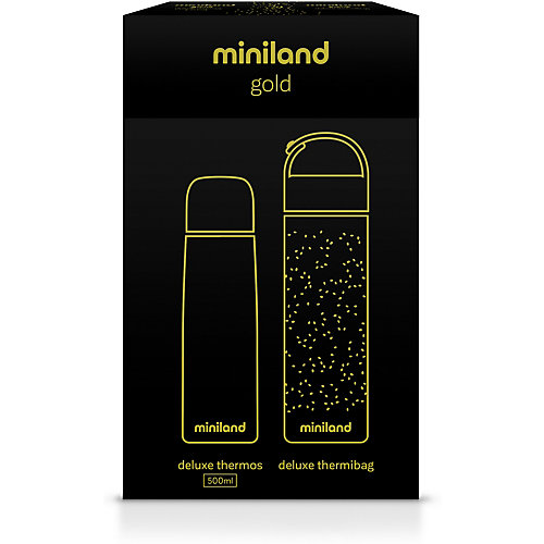 Термос Miniland с термосумкой Delux Thermos 500 мл, золотой - золотой от Miniland