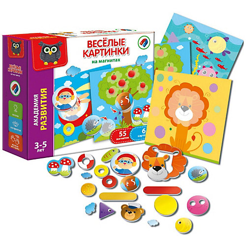 Настольная игра Vladi Toys "Веселые картинки на магнитах" от Vladi Toys
