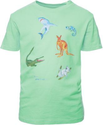 T-Shirt grn Gr. 140 Jungen Kinder