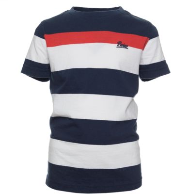 T-Shirt schwarz/wei Gr. 128 Jungen Kinder