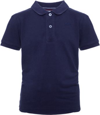 Poloshirt dunkelblau Gr. 116 Jungen Kinder