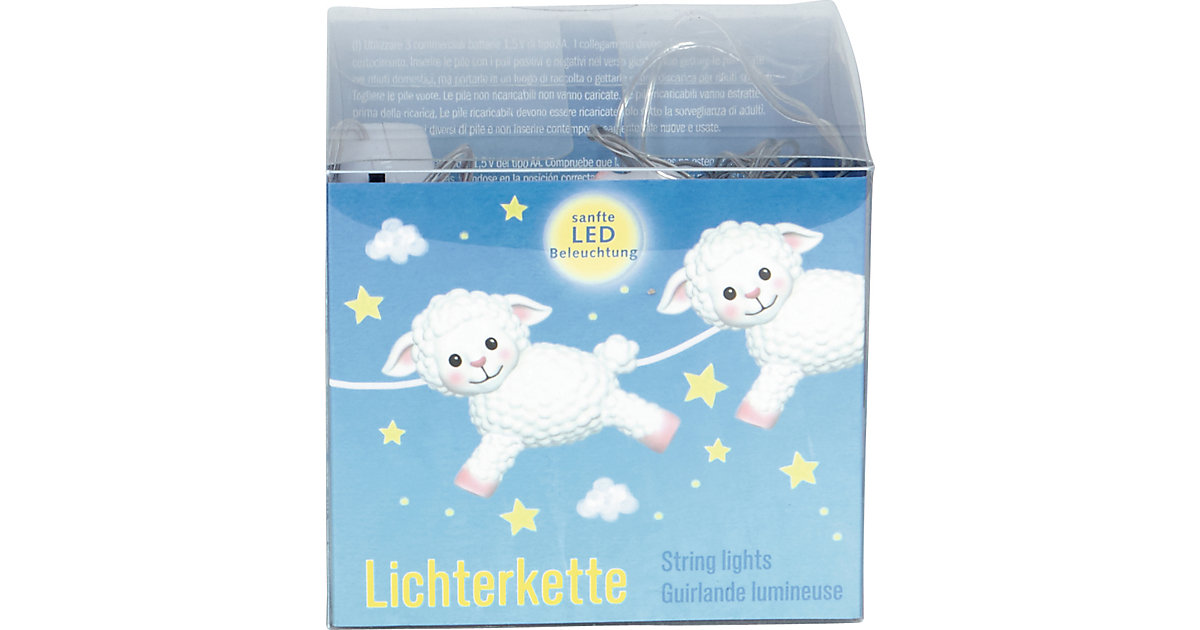 Lichterkette Lämmchen BabyGlück (mit 8 LEDs)