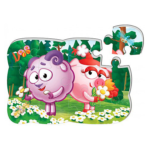 Пазлы на магните Vladi Toys Смешарики Бараш и Нюша от Vladi Toys