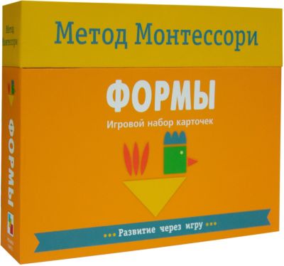Игровой набор карточек Мозаика-синтез Метод Монтесcори "Развитие через игру. Формы"