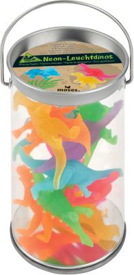 Neon-Leuchtdinos, 10 Stück
