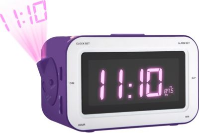 Bigben Kinder Radiowecker Fairy Projektion Dual Alarm Display UKW FM Uhren-Radio