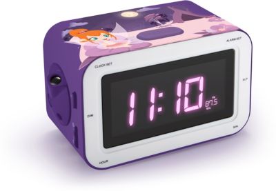 Bigben Kinder Radiowecker Fairy Projektion Dual Alarm Display UKW FM Uhren-Radio