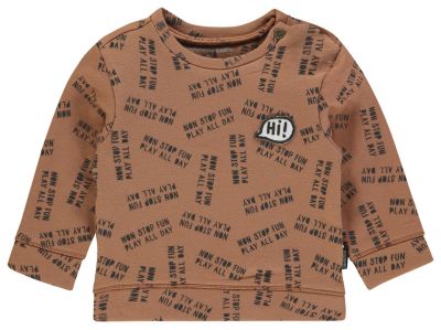 Sweatshirt braun Gr. 50 Jungen Baby