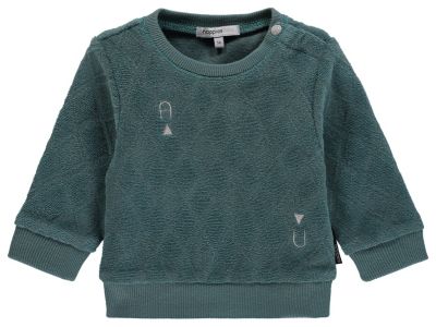 Sweatshirt gr�n Gr. 68 Jungen Baby
