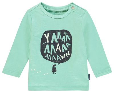 Langarmshirt blau Gr. 80 Jungen Kinder