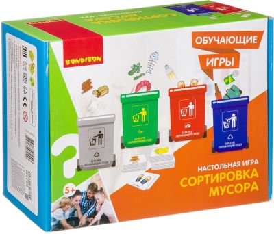 Настольная игра Bondibon Сортировка мусора