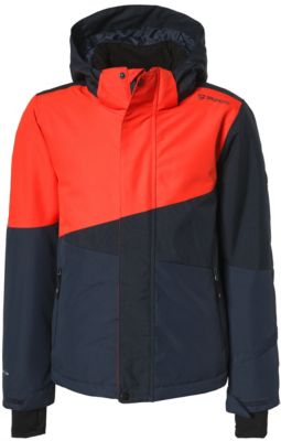 Skijacke IDAHO mit einstellbarem Saum blau/rot Gr. 152 Jungen Kinder