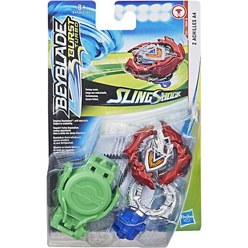 Волчок Beyblade SlingShock Ахиллес Зет А4, с пусковым устройством от Hasbro