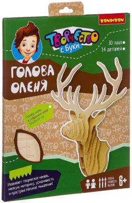 3D-пазл Bondibon Голова оленя