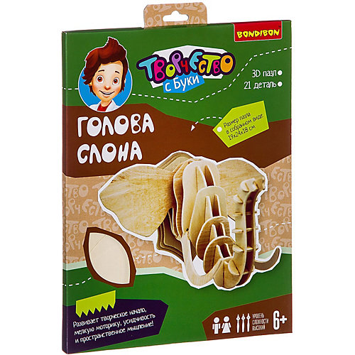3D-пазл Bondibon Голова слона от Bondibon
