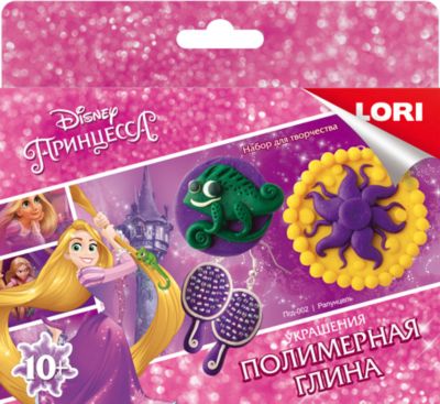 Полимерная глина LORI Disney Украшения "Рапунцель"