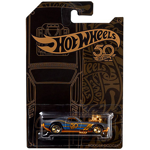 Тематическая юбилейная машинка Hot Wheels, Rodger Dodger от Mattel