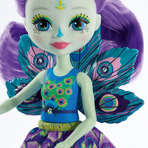 Кукла с любимой зверюшкой Enchantimals, Пэттер Пикок и Флэп от Mattel