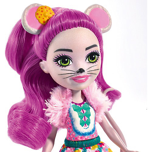 Кукла с любимой зверюшкой Enchantimals, Майла Маус и Фондю от Mattel