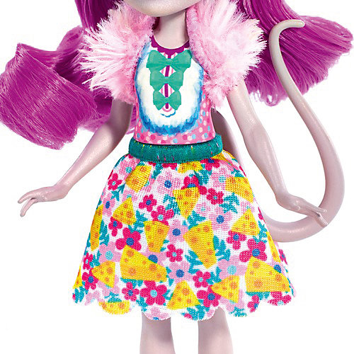 Кукла с любимой зверюшкой Enchantimals, Майла Маус и Фондю от Mattel