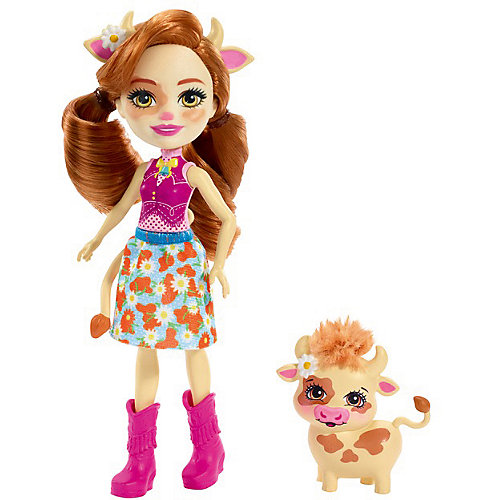 Кукла с любимой зверюшкой Enchantimals, Кейли Кау и Кардл от Mattel