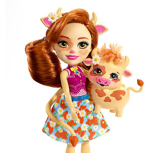 Кукла с любимой зверюшкой Enchantimals, Кейли Кау и Кардл от Mattel