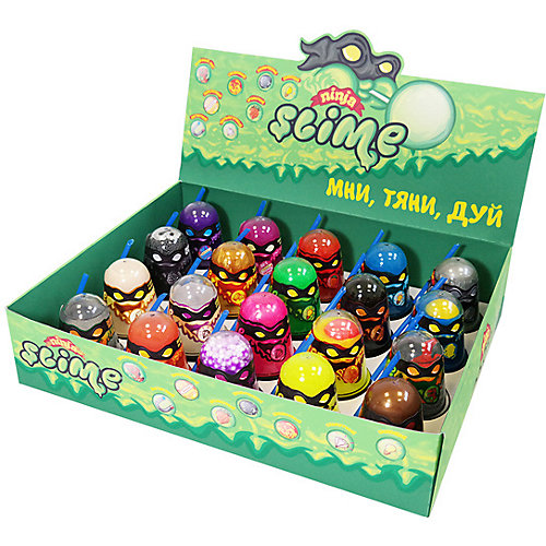 Лизун Slime Ninja, серебряный, 130 г от Slime