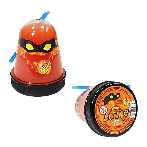 Лизун Slime Ninja, меняет цвет на желтый, 130 г от Волшебный мир
