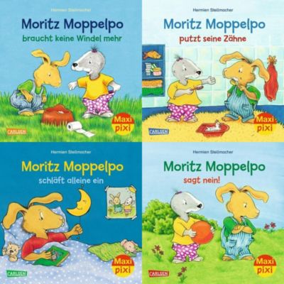 Buch - Maxi Pixi: Moritz Moppelpo, 4 Hefte