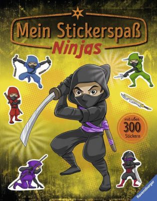 Buch - Mein Stickerspa: Ninjas