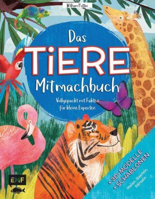 Buch - Das TIERE-Mitmachbuch: Vollgepackt mit Fakten kleine Experten Kinder
