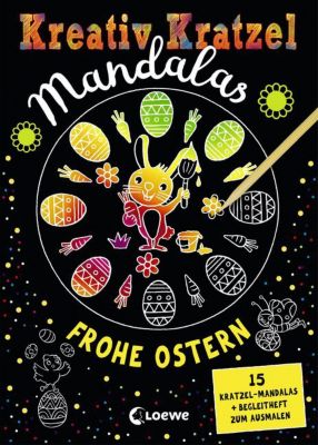 Buch - Kreativ-Kratzel Mandalas: Frohe Ostern