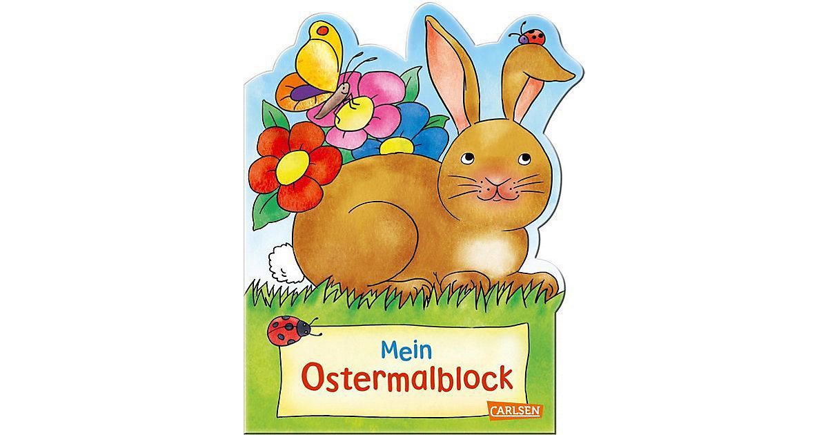 Buch - Mein Oster-Malblock: Motiv Osterwiese